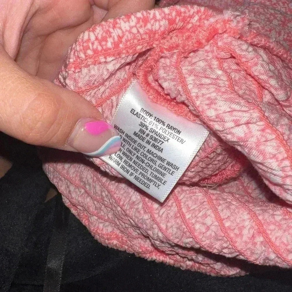 Arizona jean co woman’s cropped shirt with open back size small - Picture 5 of 5